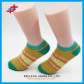 summer fashion new design bright colour stripe knitted ankle socks